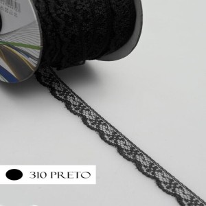 RENDA R001 0,9CM 50M 310 PRETO