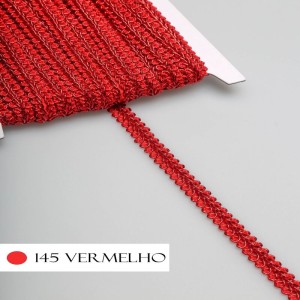 GALAO 91 METALIZADO 145 VERMELH 10MM 20M