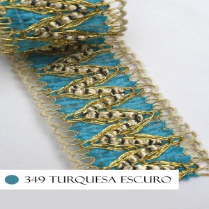 GALAO 067 349 TURQUESA/OURO 40MM 20M