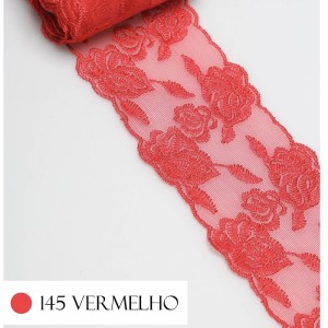 TULE CRL08 145 VERMELHO LARG:7,0CM 13,7M