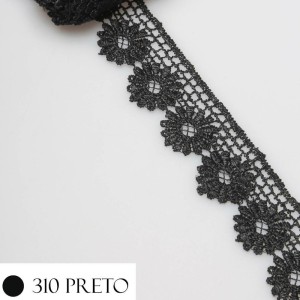 GUIPIR CHL149 310 PRETO LARG:3,0CM 13,7M