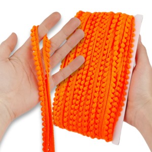POM POM 10MM 01 LARANJA NEON 25MTS