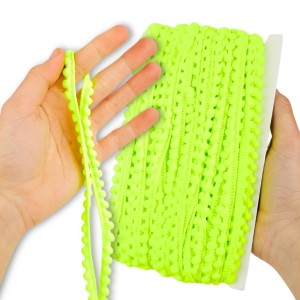 POM POM 10MM 02 VERDE NEON 25MTS