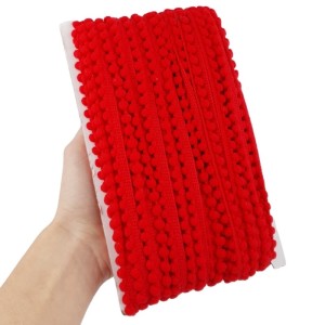 POM POM 10MM 145 VERMELHO 25MTS