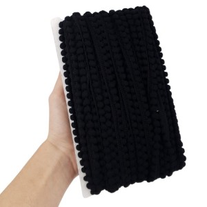 POM POM 10MM 310 PRETO 25MTS