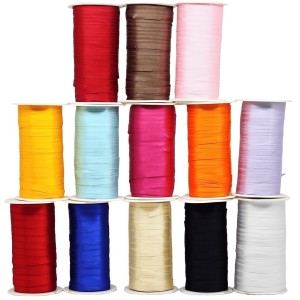 Fita de Cetim n1 - 7mm - 100 Metros Diversas Cores