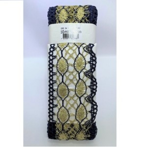 ORD34 BICO PRETO.OURO 7CM