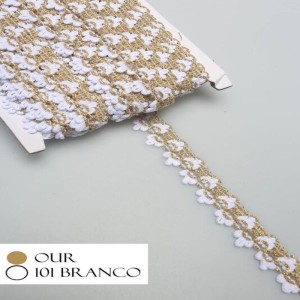 GALAO 112 OUR/101 OURO/BRANCO 17MM 20M