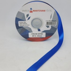 FITA DE CETIM MANTOVANI 22MM ROYAL