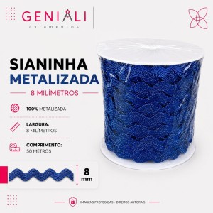 SIANINHA 8MM METAL 207 ROYAL CONE 50M