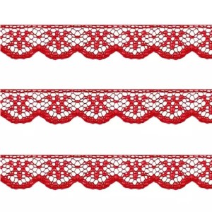 RENDA R001 0,9CM 50M 145 VERMELHO
