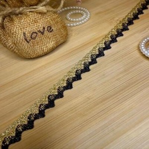 GALAO TG43012 310 PRETO/OUR 1,4CM 20M