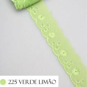 BORDADO CTL61 225 VERDE FOLHA 2,5CM