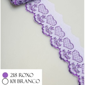 BORDADO CTL114 218 ROXO 5,0CM 13,7M