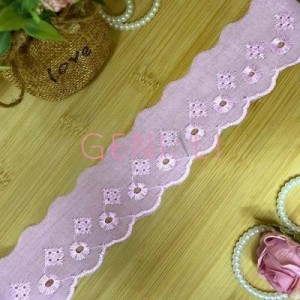 BORDADO LISO 132 ROSA BEBE 5,0CM 13,7M