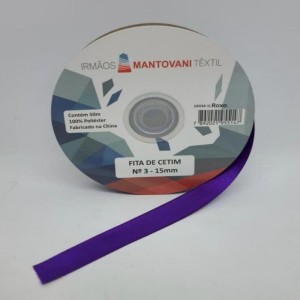 FITA CETIM N3 15MM 50M ROXO MANTOVAN
