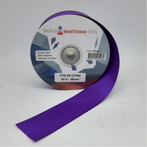 FITA CETIM N9 38MM 50M ROXO MANTOVANI