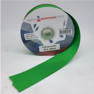 FITA CETIM N9 38MM 50M VERDE MANTOVANI