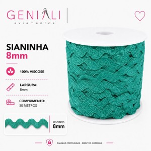 SIANINHA 8MM 539 JADE 50M CONE