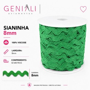 SIANINHA 8MM 540 BANDEIRA 50M CONE
