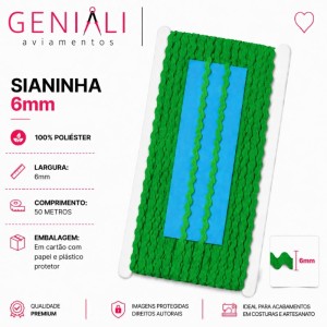 SIANINHA 6MM 540 BANDEIRA 50M - NYBC