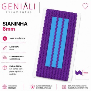 SIANINHA 6MM 218 ROXO 50M - NYBC
