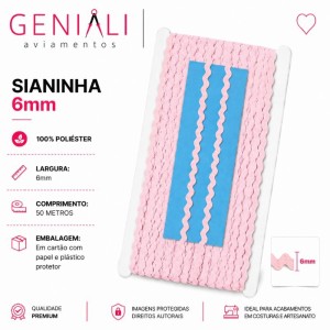SIANINHA 6MM 147 SALMAO 50M - NYBC